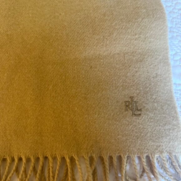 ralph lauren 100 lambswool scarf made in england - Picture 2 of 6